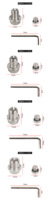Kit de réparation de bouchon de vidange d'huile M12 en acier inoxydable autotaraudeur avec joint torique pour réparation de filetage de carter d'huile endommagé