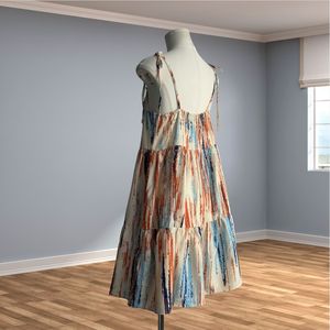 <span class=keywords><strong>Aloha</strong></span> stampato su misura stile <span class=keywords><strong>Hawaii</strong></span> 100% Rayon donna cravatta abito Mini abito sottoveste stile signora a strati per le vacanze - Product Image 3