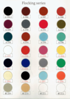 Film HTV Velours Floqué de Haute Qualité en Gros pour Usine, Vinyle Thermocollant Textile 3D Facile à Découper, 24 Couleurs, Rouleau 50cm*25m, 0.6-0.8mm