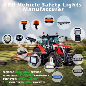 12-24V chất lượng cao 80 smds LED <span class=keywords><strong>Beacon</strong></span> cảnh báo ánh sáng hổ phách/Màu xanh lá cây Flash cảnh báo ánh sáng xoay đèn hiệu ánh sáng với 3 bu lông núi - Product Image 6