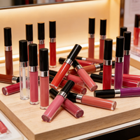 Gloss à lèvres liquide mat longue tenue, imperméable, sans logo, 58 couleurs, étiquette privée personnalisée, fournisseur OEM, vente en gros