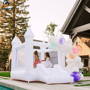 Çocuklar oyun alanı düşük fiyat şişme beyaz <span class=keywords><strong>mini</strong></span> kale - Product Image 2