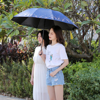 Paraguas con Estampado Floral, Plegable Manualmente, Resistente al Viento, Impermeable, Protección UV, para Lluvia y Sol, Regalo, Logotipo Personalizado, Proveedor Chino