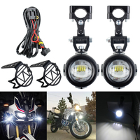 Pour BMW R1200GS ADV F800GS F700GS F650GS K1600 Auxiliaire LED Antibrouillard 40W Conduite Lampe avec 6000k Température de Couleur