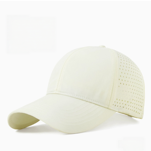Casquette de baseball unisexe adulte 6 panneaux en nylon hydrofuge respirant à séchage rapide, avec bandeau réglable et calotte souple, toutes saisons - Product Image 1