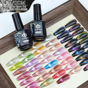 <span class=keywords><strong>Vernis</strong></span> à ongles gel effet œil de chat Ms Rainbow, longue tenue, haute brillance, 48 couleurs, kit de <span class=keywords><strong>vernis</strong></span> à ongles gel LED <span class=keywords><strong>UV</strong></span> - Product Image 2