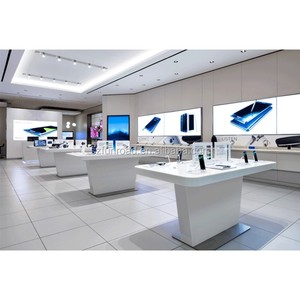 Negozio elettronico elegante vetro Mdf Mobile vetrina vetrina bancone di vendita al dettaglio - Product Image 1