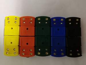 ปลั๊กเทอร์โมคัปเปิลชนิด K สีเหลืองขนาดเล็กสำหรับอุตสาหกรรม ตัวเชื่อมต่อเทอร์โมคัปเปิลแบบตัวผู้และตัวเมีย - Product Image 1