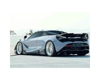 Convient pour la mise à niveau de McLaren 720S vers Ry Style Carbon Fiber Front and Rear Lip Diffuser Side Skirt Body Kit