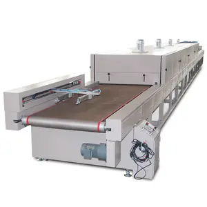 large infrared conveyor oven for solidifying heat-set and special type of printing ink