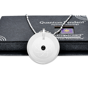 Energia scalare globale quantistica ciondolo in acciaio inox per regalo con pietra di ioni negativi a infrarossi lontani al germanio - Product Image 6