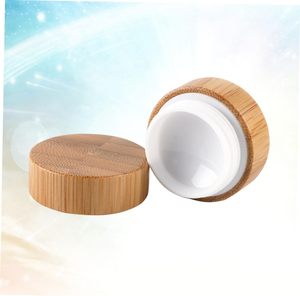 Innovation, contenants écologiques et biodégradables pour crème pour les yeux, le corps et le visage, en gros, 10gr, 15g, 1 Oz, 50ml, pot cosmétique en bambou - Product Image 3