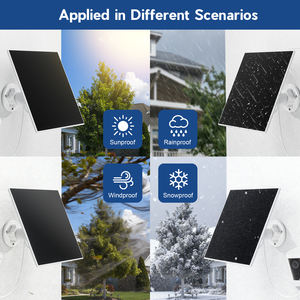 Panel Surya untuk Kamera Ring, 2 Paket Panel Surya 3W dengan Baterai 4000mAh untuk Pengisi Daya Surya Kamera, Kompatibel dengan Ring Spotlight - Product Image 6