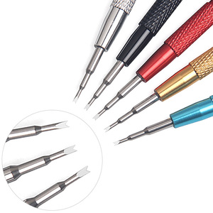 Kim thép không gỉ colorized Silicone tai nghe hai đầu lớn tai nghe thay thế dây đeo lắp ráp đồng hồ công cụ sửa chữa - Product Image 2