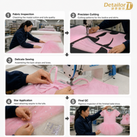 Robe de danse pour filles, justaucorps de ballet pour enfants, 95% coton, tutu avec nœud, entrejambe à boutons-pression, tissu Odell extensible pour les écoles de danse