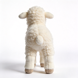 Peluche de Oveja Blanca Realista Personalizado con Material de Poliéster y Relleno de Algodón PP, Tamaños Personalizados, Edredón - Product Image 6