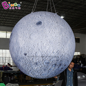 Bingo hành tinh inflatables không thấm nước PVC 6m lớn LED <span class=keywords><strong>Inflatable</strong></span> ánh sáng mặt trăng bơm hơi khổng lồ Hành Tinh bóng cho trang trí - Product Image 4