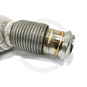 Collecteur d'échappement CSZ pour <span class=keywords><strong>Toyota</strong></span> Supra A90 B48 2.0T Performance Collecteur d'échappement droit avec bouclier thermique Collecteur d'échappement à haut débit avec catalyseur - Product Image 4