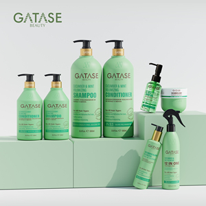 Los Mejores Productos para <span class=keywords><strong>el</strong></span> Cuidado del Cabello con Pepino y Menta, Champú y Acondicionador Voluminizadores, Nutre, Reduce <span class=keywords><strong>el</strong></span> <span class=keywords><strong>Frizz</strong></span>, Compatible con OEM, Set para <span class=keywords><strong>el</strong></span> Cuidado del Cabello - Product Image 1