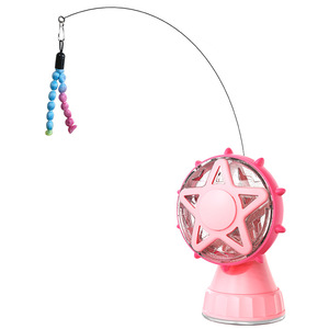 Juguetes de plástico con forma de carrusel y noria para gatos con diseño de goteo, venta al por mayor de artículos para mascotas de fábrica - Product Image 1