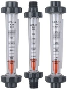 เครื่องวัดการไหลของน้ำ LZS คุณภาพสูง ราคาประหยัด ผลิตจากพลาสติก สำหรับการเชื่อมต่อแบบหน้าแปลน แบบกาว และแบบเกลียว พร้อมระบบแจ้งเตือนจำกัดเวลา - Product Image 5