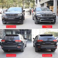 Convient pour Jeep Grand Cherokee modifiée SRT Hellcat Surround 2014-2020, pare-chocs avant, pare-chocs arrière, capot