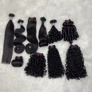 Letsfly – Lots <span class=keywords><strong>de</strong></span> Cheveux Bouclés Double Drawn 11A <span class=keywords><strong>de</strong></span> Haute Qualité, Extensions Pixie, Fumi Curl, Cheveux Humains Vierges Brésiliens, Livraison Rapide - Product Image 1