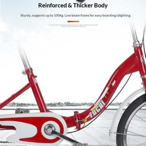 <span class=keywords><strong>Bicicleta</strong></span> <span class=keywords><strong>de</strong></span> Pedales <span class=keywords><strong>de</strong></span> <span class=keywords><strong>Tres</strong></span> <span class=keywords><strong>Ruedas</strong></span> para Personas Mayores con <span class=keywords><strong>Ruedas</strong></span> <span class=keywords><strong>de</strong></span> 20 Pulgadas y Capacidad <span class=keywords><strong>de</strong></span> Carga <span class=keywords><strong>de</strong></span> 200 kg para <span class=keywords><strong>Comprar</strong></span> Verduras y Uso Recreativo - Product Image 3