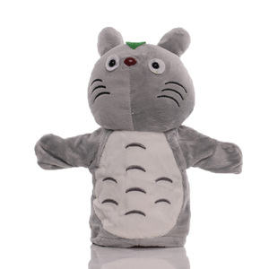 Vente en gros d'animaux de dessins animés jouets en peluche ours singe lion grenouille rabbin marionnettes maternelle parent-enfant interactif coton PP - Product Image 5