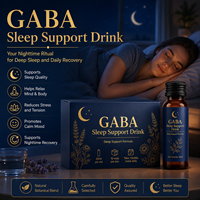 Boisson relaxante nocturne GABA 30 ml, complément liquide, boisson relaxante nocturne aux ingrédients à base de plantes