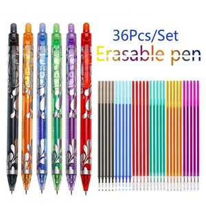 Promotionele Goedkope 0.5 Wasbare Handgreep Magische Gum Gel Pen Set Vult Uitwisbare Neutrale Pensets - Product Image 1