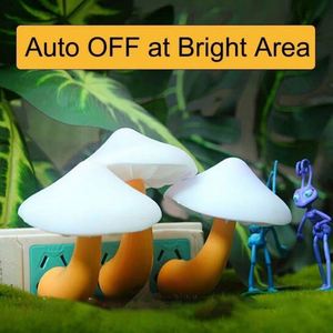 <b>Light</b> Sensitive Mushroom Lamp Sensing Bedside Colorful Room <b>Light</b> for Kids Bedroom Decoration <b>Plug</b> in - Product Image 3