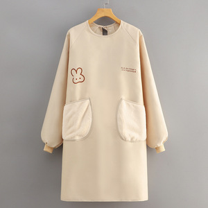 Thickened <b>Apron</b> With Pockets Oil Proof Waterproof For Cooking Daily Use Adult And Child - Product Image 1