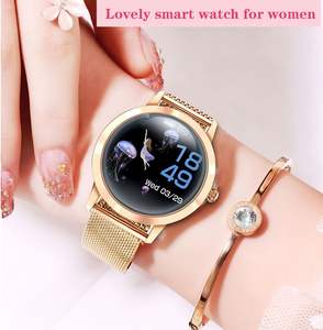 Reloj inteligente deporte mujeres Monitor de ritmo cardíaco de <span class=keywords><strong>salud</strong></span> Ip68 de la correa de Metal de Smartwatch - Product Image 3