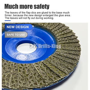 40 120 <span class=keywords><strong>200</strong></span> Grit kim cương Flap đĩa mài Bánh Xe Kim Cương Flap Disc cho sứ gạch - Product Image 2