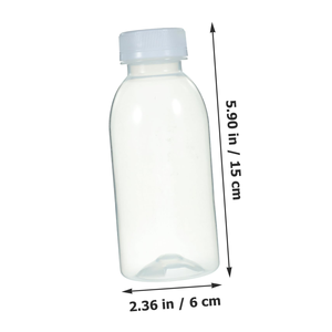 ขวดพลาสติกใส PET ปราศจากสาร BPA ขนาด 500 มล. แบบมีเกลียว สำหรับเครื่องดื่ม น้ำผลไม้ น้ำอัดลม นม - Product Image 3