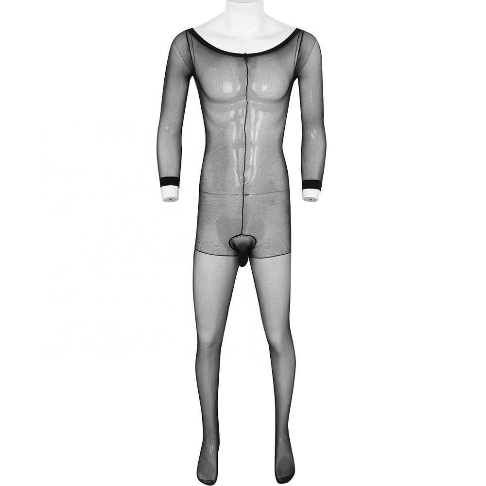 nebenwirkungen penispumpe Natural Rubber Men's Penis Sheath Sexy Latex Men's Fetish Catsuit Fittings  with Ball Penis Sleeves