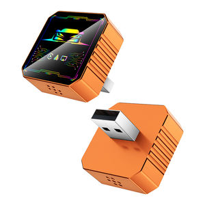 Adaptateur CarPlay sans fil 4 en 1, boîte sans fil en métal orange, Android Auto, lien miroir, dongle CarPlay - Product Image 3