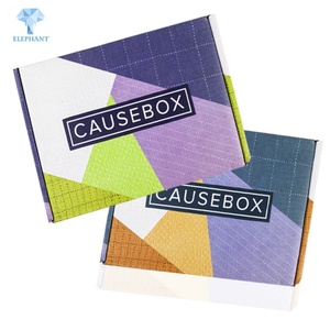 Caja de Embalaje Corrugada Personalizada de Color Rojo de Alta Calidad para Ropa Interior - Product Image 4