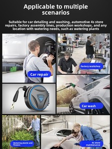<span class=keywords><strong>Enrouleur</strong></span> de tuyau pneumatique professionnel Shengpai, <span class=keywords><strong>enrouleur</strong></span> de tuyau d'eau et d'air électrique rétractable automatique, personnalisable, outils automatiques - Product Image 5