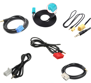 12V Auto Aux-in Audio-Kabelbaum 3,5mm Klinke auf ISO-Anschluss Aux-Kabel für Fiat Audio-Kabel Zusatz-Eingangsadapter - Product Image 1