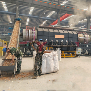 Ligne de production complète de briquettes de charbon de bois clé en main, four de carbonisation à récupération de chaleur pour coques de noix et branches - Product Image 3