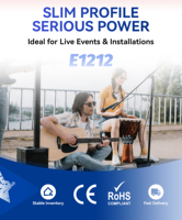 [Almacén de EE. UU.] Sistema de Sonido Portátil Desmontable de Alta Potencia Accuracy Pro Audio E1212 1000W RMS, Altavoces Activos de Columna