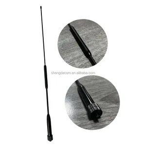 Antena de rádio portátil VHF UHF antena móvel de banda dupla para carro com SMA-fêmea