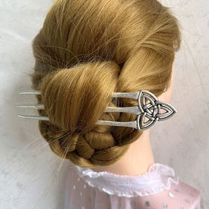 Pique à cheveux vintage en alliage style Viking, bâtonnet, pince, couteau poignard marin 16cm Maxfree pour femme - Product Image 2