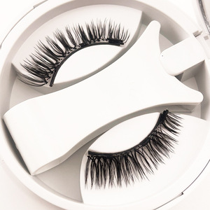 Ensemble de faux cils magnétiques, 6 aimants, courbure C, fibres synthétiques, pour la population générale - Product Image 2