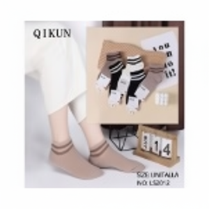 Calzini invernali alla caviglia da donna 10 paia di cotone Nylon e Jacquard a righe con cuore e ricamo con stampa traspirante e caldo nuovo Design - Product Image 1