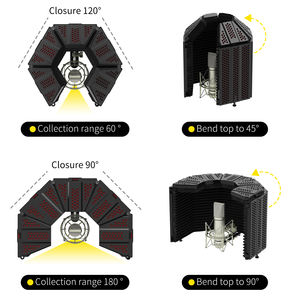 5ドア音響パネル天井防音ディフューザー穴式マイクシールドフィルター防音ディフューザー - Product Image 4