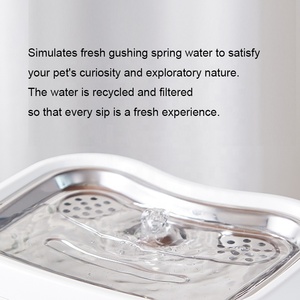 Dispensador de agua potable inteligente para mascotas Tuya de 2.5L, fuente de agua automática controlada por aplicación WIFI inteligente eléctrica para gatos con Sensor - Product Image 3