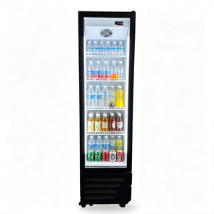 Enfriador de Bebidas Comercial de <span class=keywords><strong>Una</strong></span> <span class=keywords><strong>Puerta</strong></span> con Frente de Vidrio, Enfriamiento por Aire con Ventilador, 5 Niveles, para Tiendas de Conveniencia, Mini Mercados y Cafés - Product Image 6
